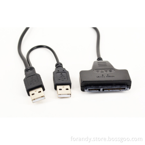USB 2.0 to SATA Adapter Cable for 2.5 Inch HDD Laptop Hard Disk Drive